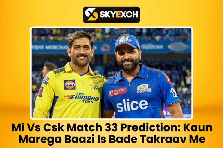 Mi Vs Csk Match 33 Prediction Kaun Marega Baazi Is Bade Takraav Me